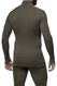 722193 pinegreen Zip Turtleneck LITE Back - origin